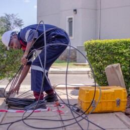 last mile fiberoptic installation wilmington